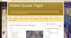 Desktop Screenshot of mamacocinamejor.com