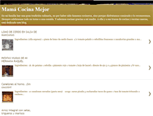 Tablet Screenshot of mamacocinamejor.com